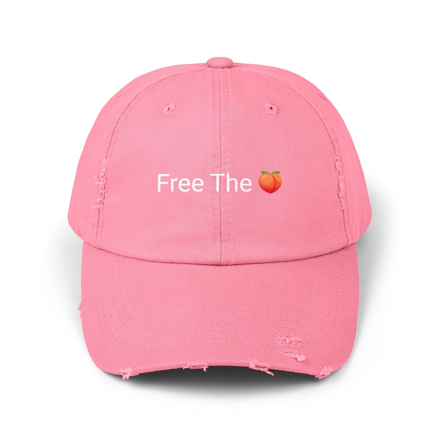 Free The π Distressed Cap
