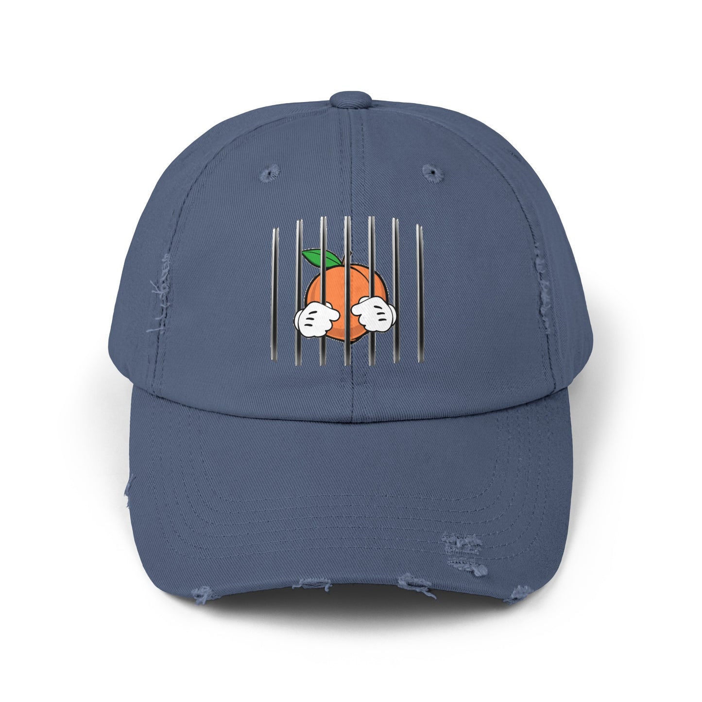 Free The Peach Distressed Cap