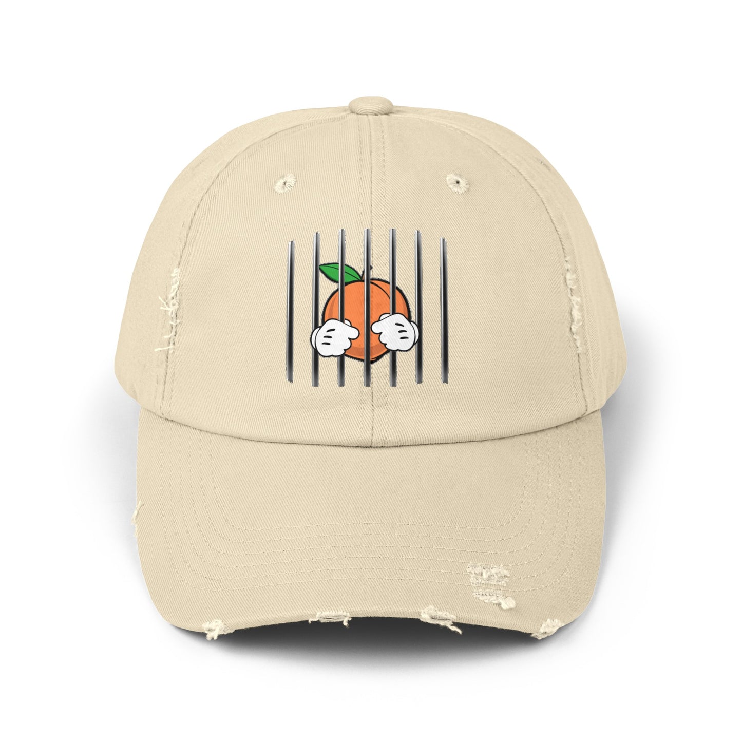 Free The Peach Distressed Cap