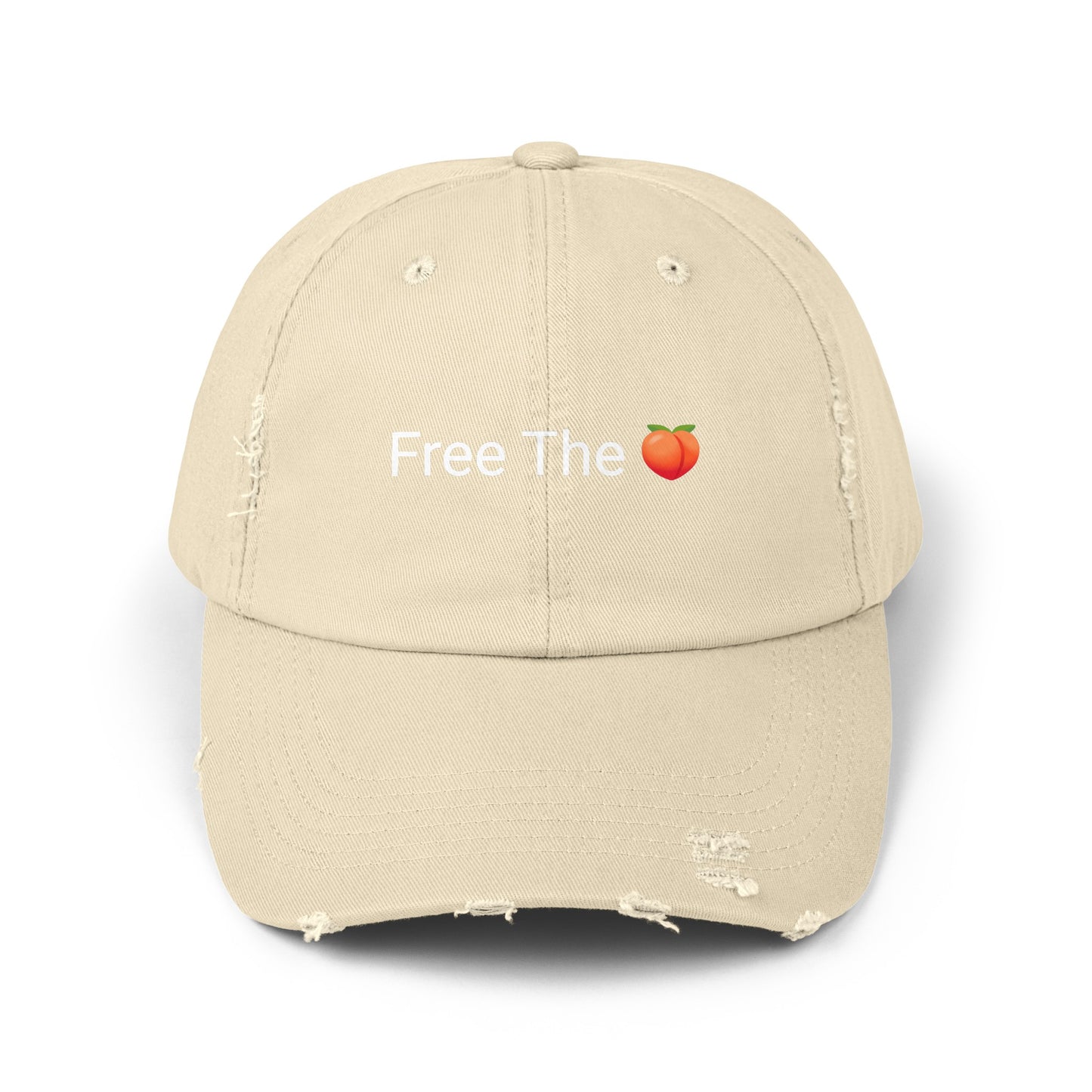 Free The π Distressed Cap