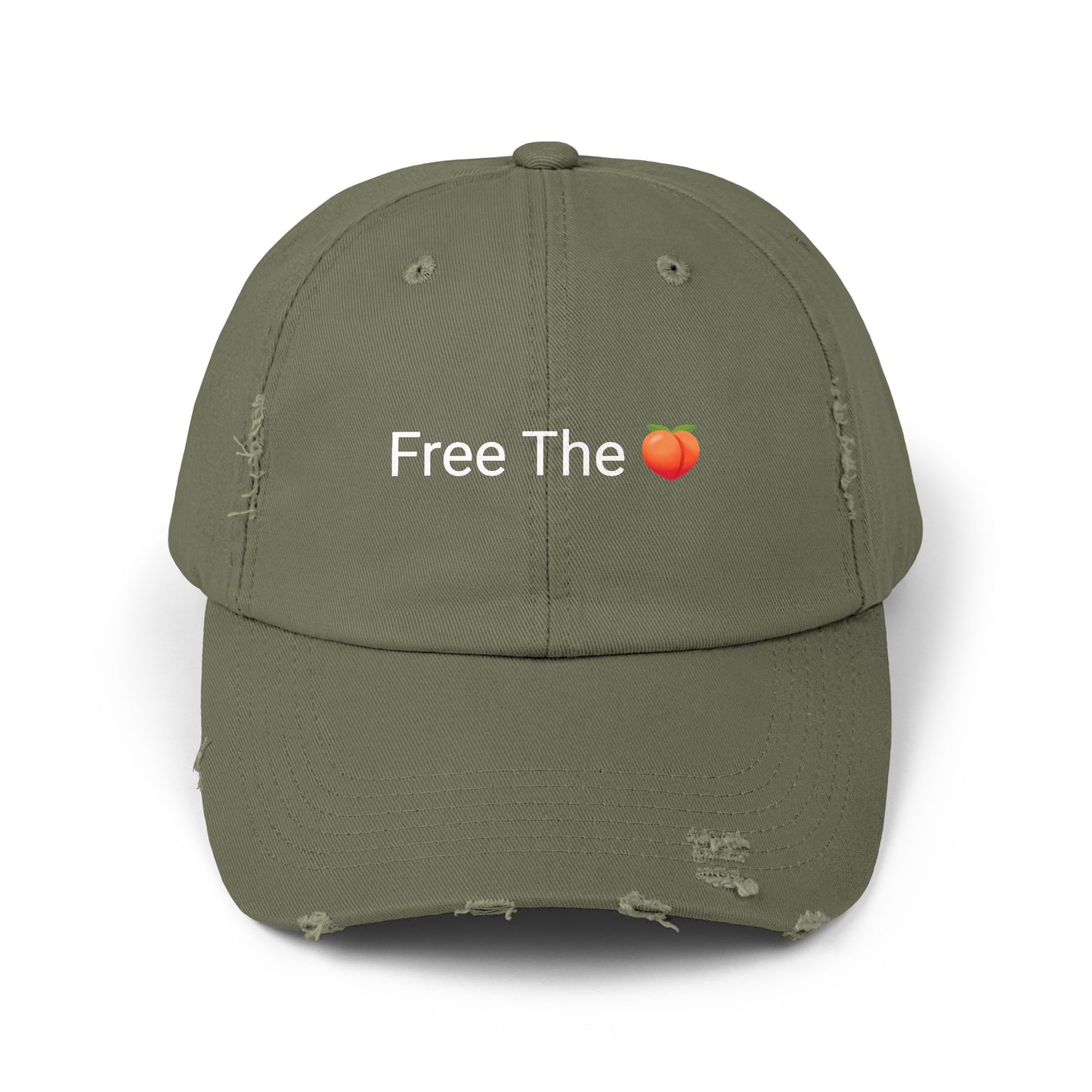 Free The π Distressed Cap