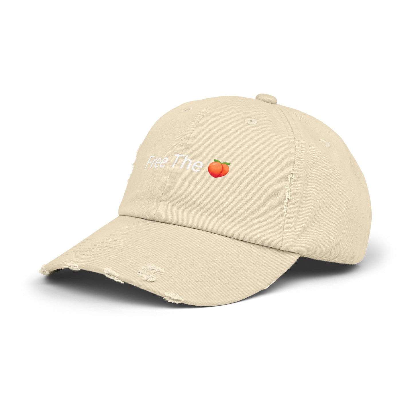 Free The π Distressed Cap