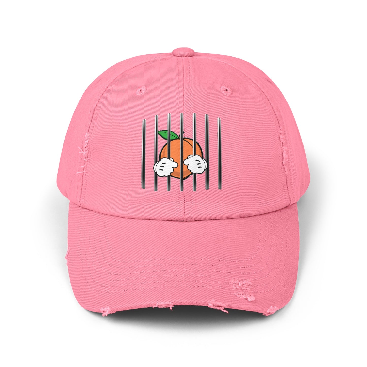 Free The Peach Distressed Cap