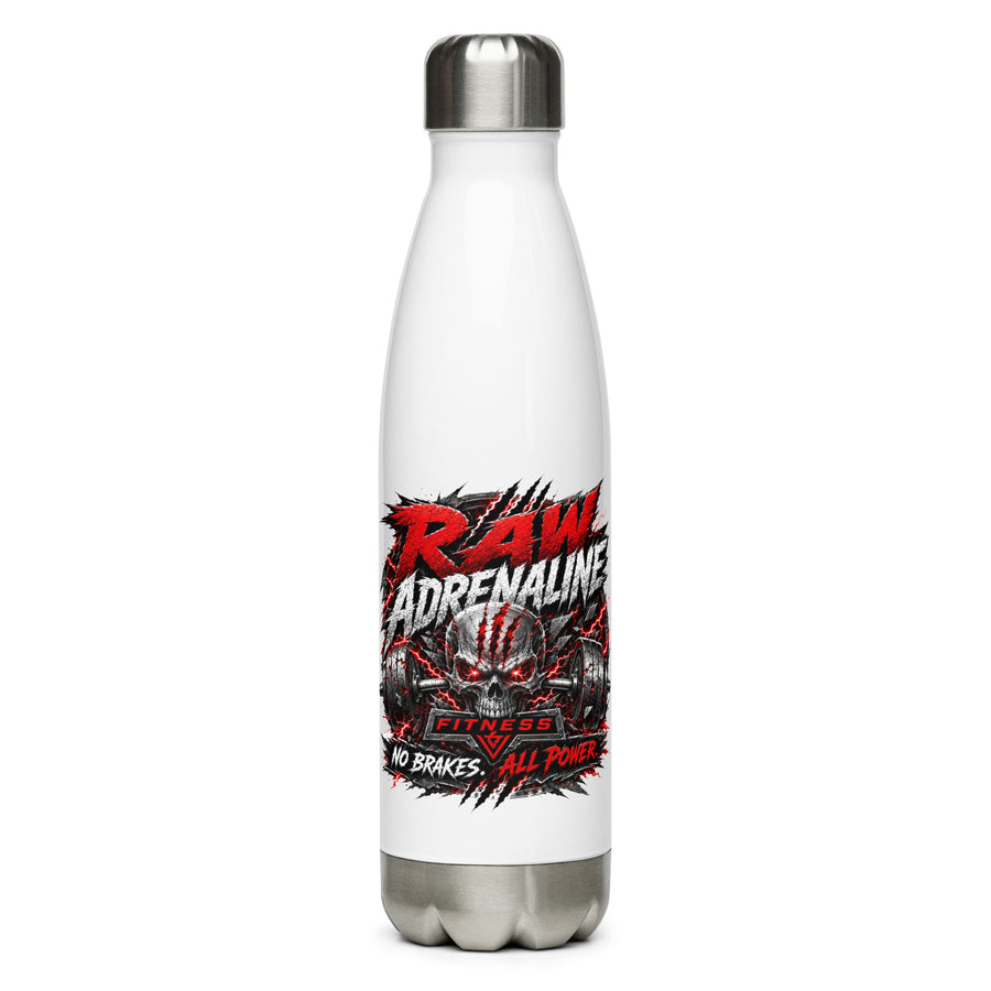 RAW ADRENALINE — RED RAGE STAINLESS STEEL WATER BOTTLE